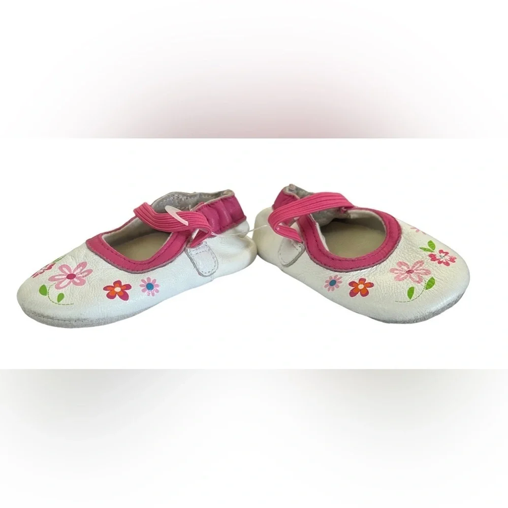 2 pairs koala kids soft sole crib shoes baby girl Sz 3